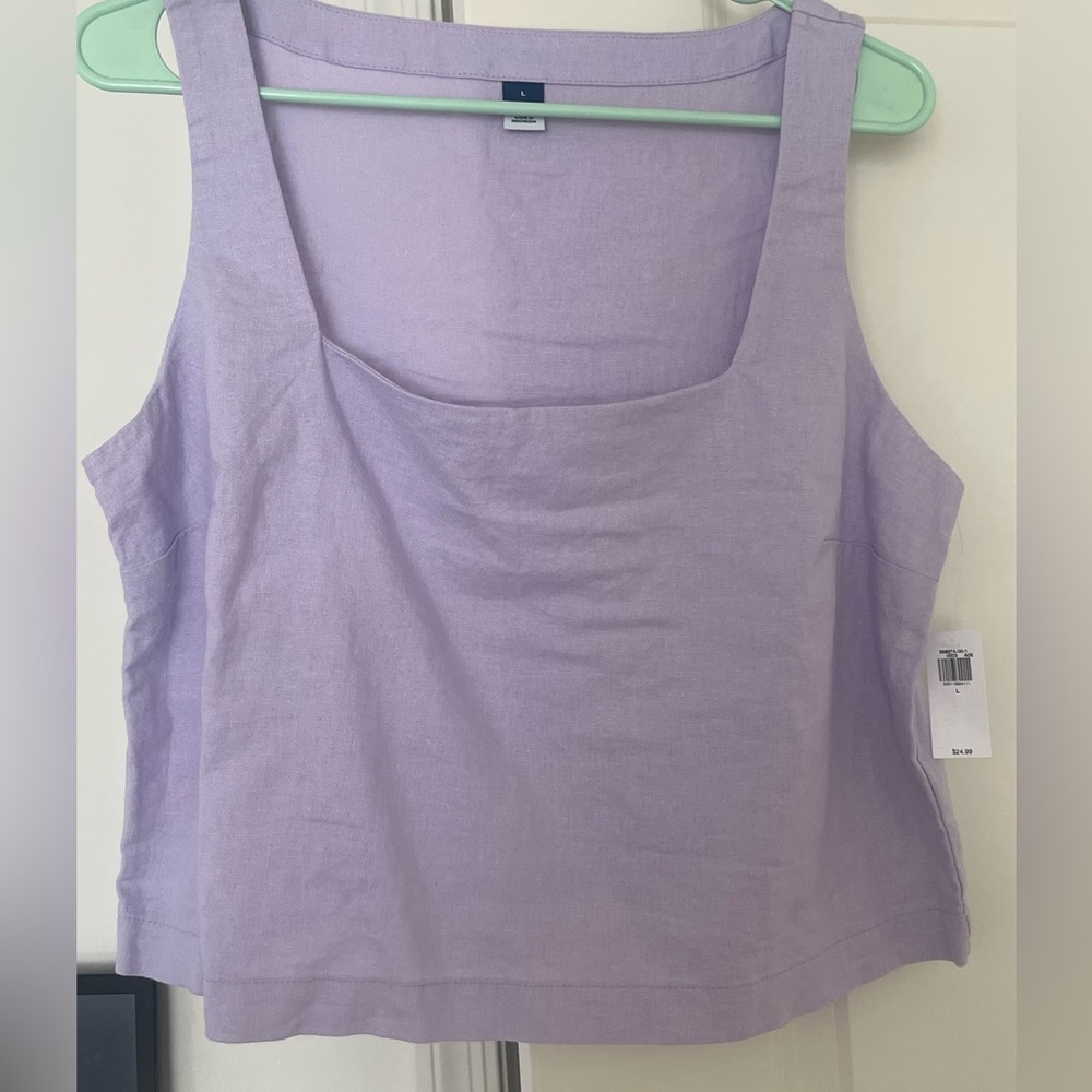 Lavender Sleeveless Women's Top
